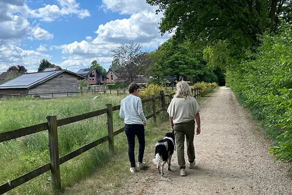 Thuisconsult wandlen met je hond. Hondenconsulent Gelderland